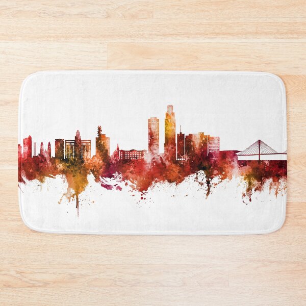Item preview, Omaha Nebraska Skyline designed and sold by ArtPrints.