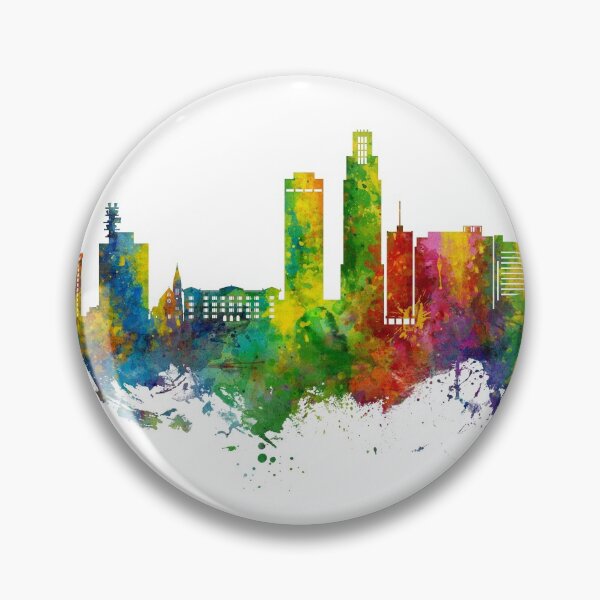 Item preview, Omaha Nebraska Skyline designed and sold by ArtPrints.