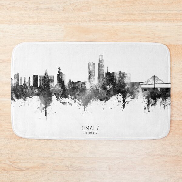Item preview, Omaha Nebraska Skyline designed and sold by ArtPrints.