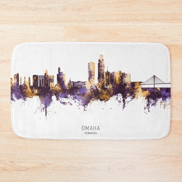 Item preview, Omaha Nebraska Skyline designed and sold by ArtPrints.