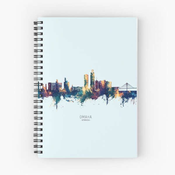 Aperçu de l'œuvre Omaha Nebraska Skyline créée et vendue par ArtPrints.