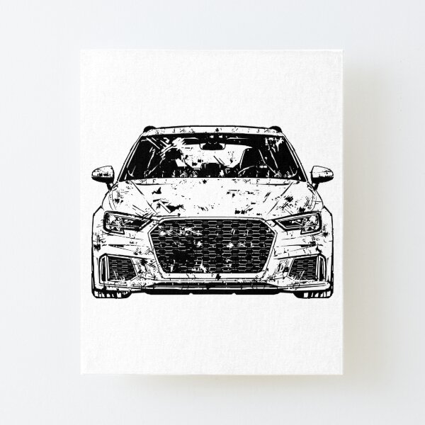 Audi S3 Mounted Prints | Redbubble