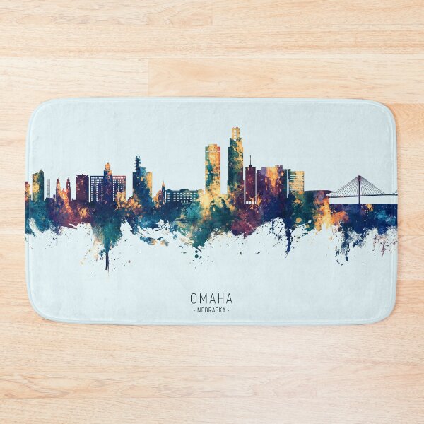 Item preview, Omaha Nebraska Skyline designed and sold by ArtPrints.