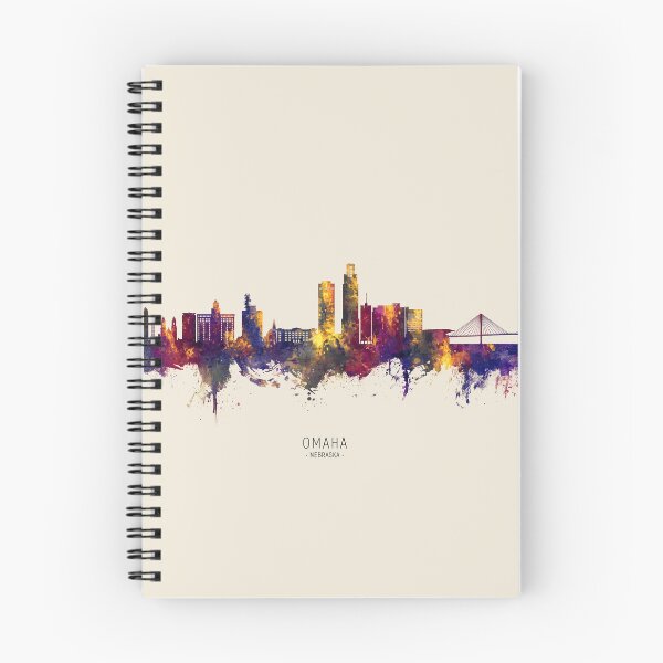 Aperçu de l'œuvre Omaha Nebraska Skyline créée et vendue par ArtPrints.
