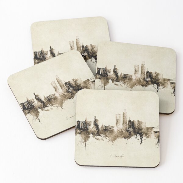 Item preview, Omaha Nebraska Skyline designed and sold by ArtPrints.