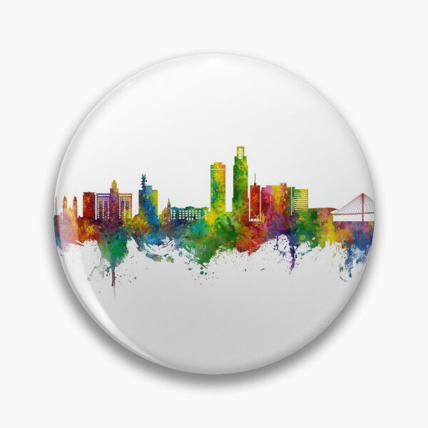 Artikelvorschau, Omaha Nebraska Skyline entworfen und verkauft von ArtPrints.