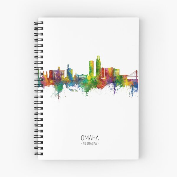 Artikelvorschau, Omaha Nebraska Skyline entworfen und verkauft von ArtPrints.