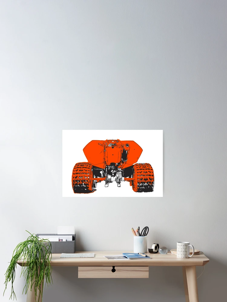 Thumbnail 2 of 3, Poster, ATV Rear End! The Racers View  designed and sold by taspaul.