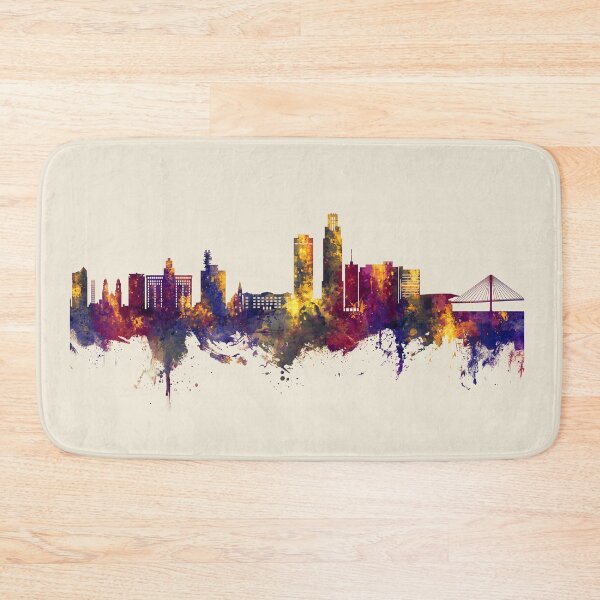 Item preview, Omaha Nebraska Skyline designed and sold by ArtPrints.