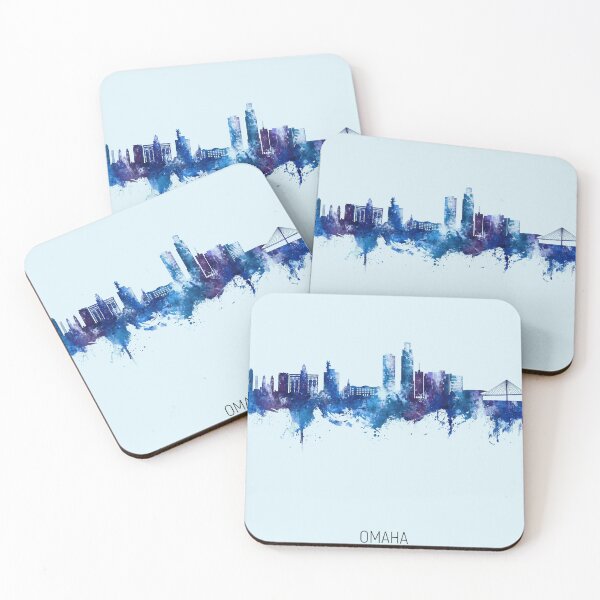 Item preview, Omaha Nebraska Skyline designed and sold by ArtPrints.