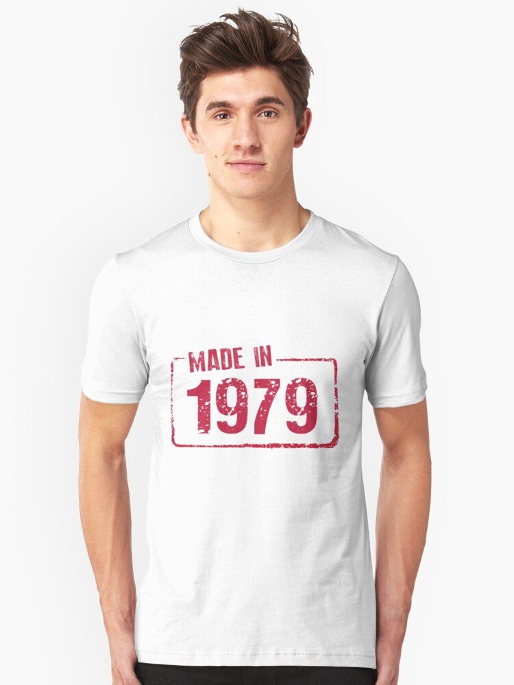 made in 1979 t shirt