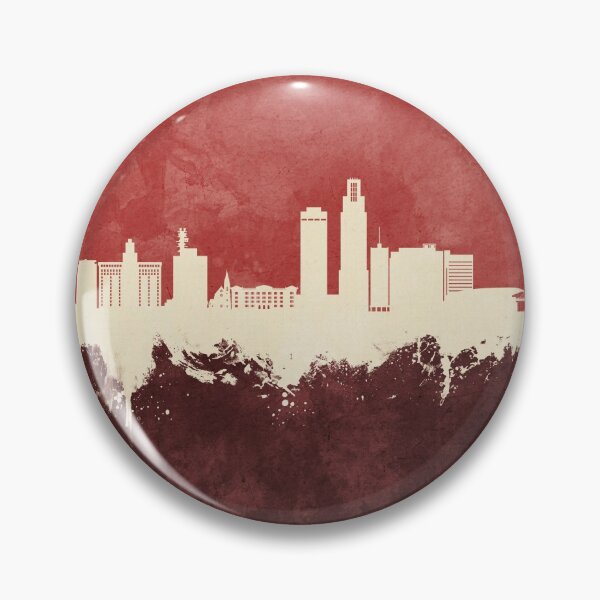 Item preview, Omaha Nebraska Skyline designed and sold by ArtPrints.