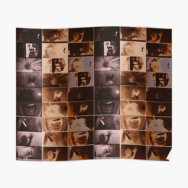 "Psycho shower scene" Poster by Mauswohn Redbubble