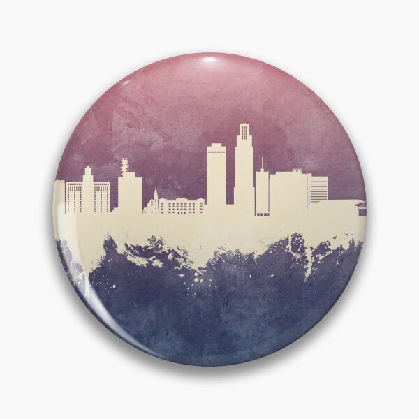 Item preview, Omaha Nebraska Skyline designed and sold by ArtPrints.