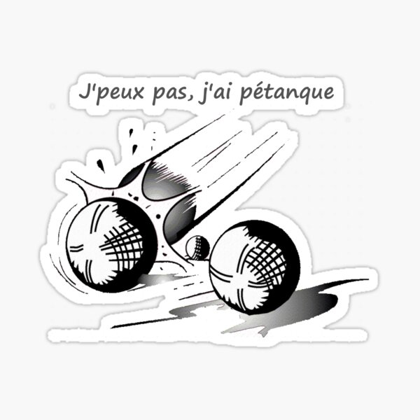 Stickers Sur Le Theme Petanque Redbubble