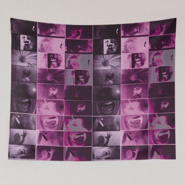 Item preview, Psycho shower scene purple pattern, officially licensed fan art designed and sold by Mauswohn.