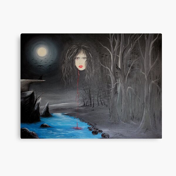 Dark forest Canvas Print