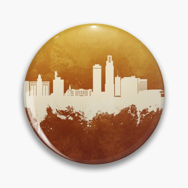 Item preview, Omaha Nebraska Skyline designed and sold by ArtPrints.