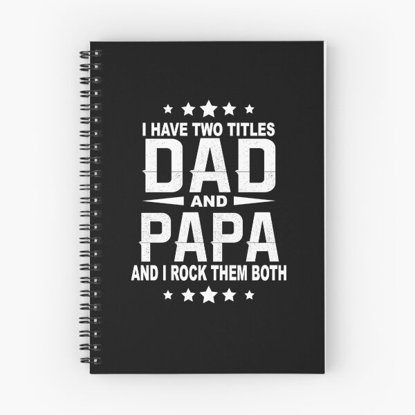 Item preview, I Have Two Titles Dad and Papa and I Rock Them Both Funny Father's Day designed and sold by thehafdesigner.