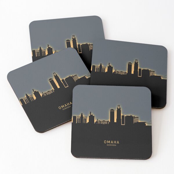 Item preview, Omaha Nebraska Skyline designed and sold by ArtPrints.