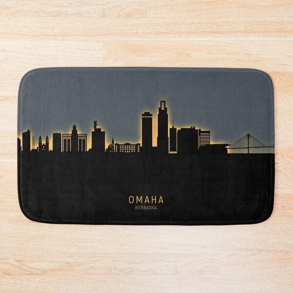 Item preview, Omaha Nebraska Skyline designed and sold by ArtPrints.