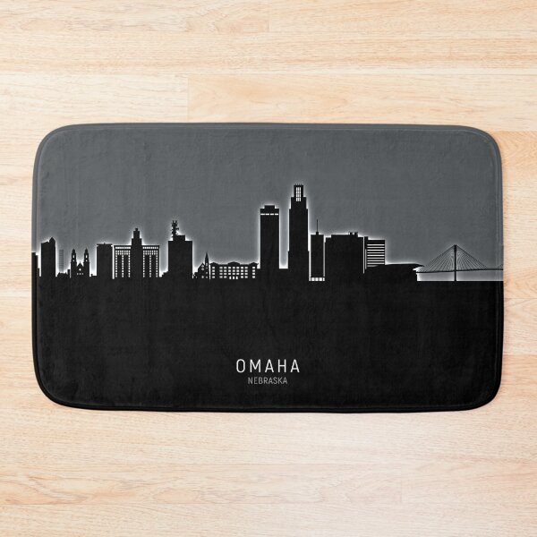 Item preview, Omaha Nebraska Skyline designed and sold by ArtPrints.