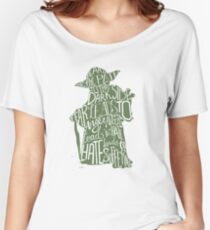 Fear is the Path to Darkside typography design Women's Relaxed Fit T-Shirt