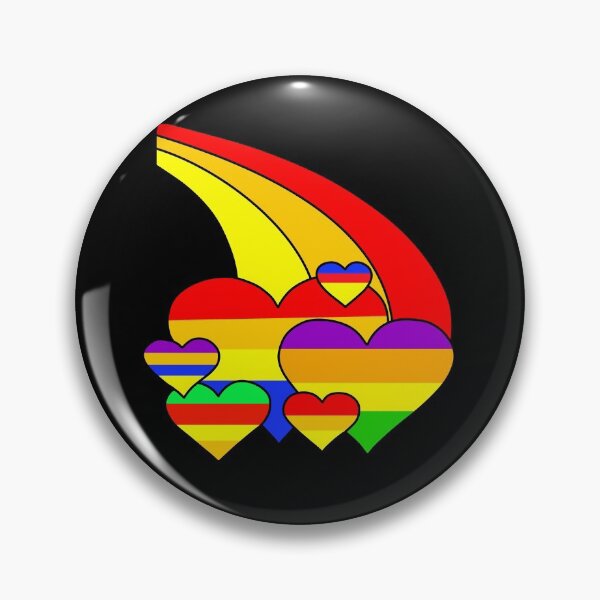 Item preview, Funny rainbow heart clouds designed and sold by GR-ART.