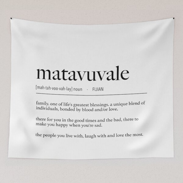 Item preview, Fijian Matavuvale (Family) Definition designed and sold by lolomastudio.