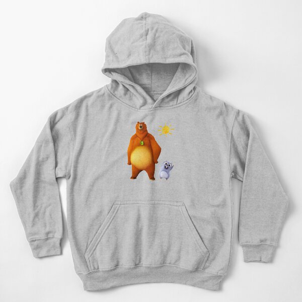 Grizzy and lemmings Kids Pullover Hoodie