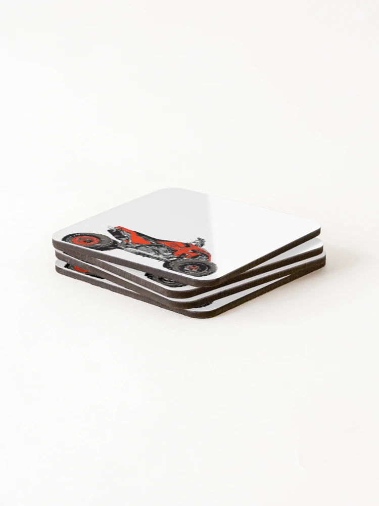 Thumbnail 4 of 5, Coasters (Set of 4), The Real Riders Racer designed and sold by taspaul.