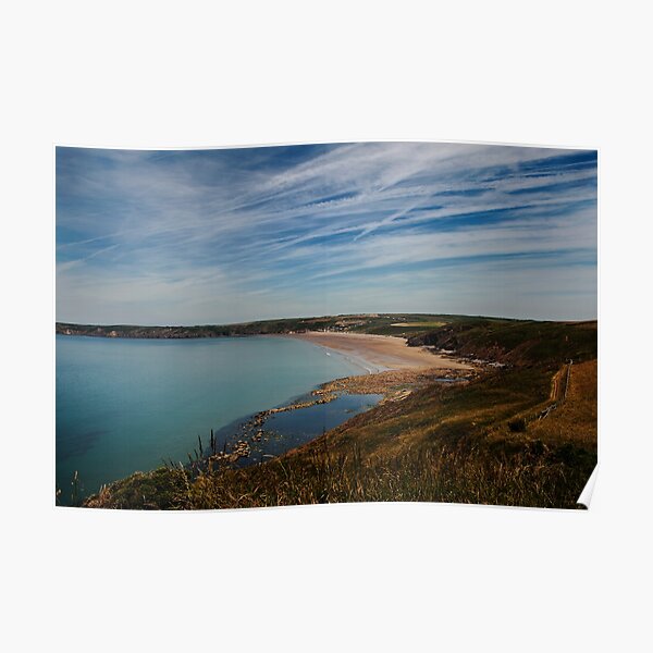 Newgale Beach in Wales Poster