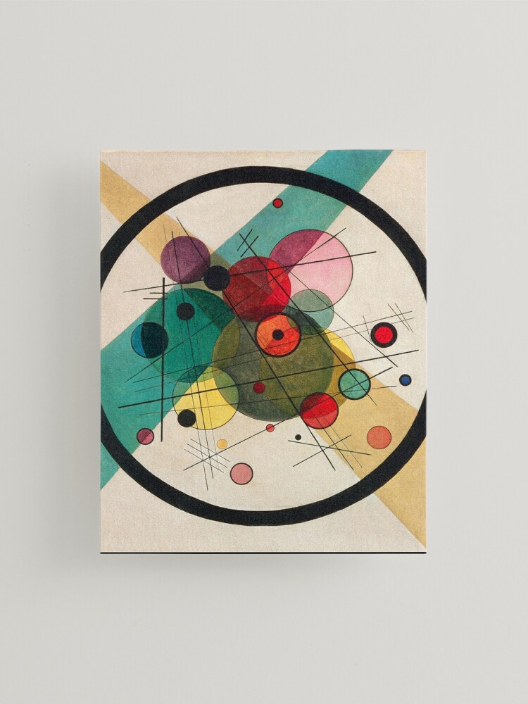 Circles In A Circle Canvas Print / Canvas Art by Wassily Kandinsky