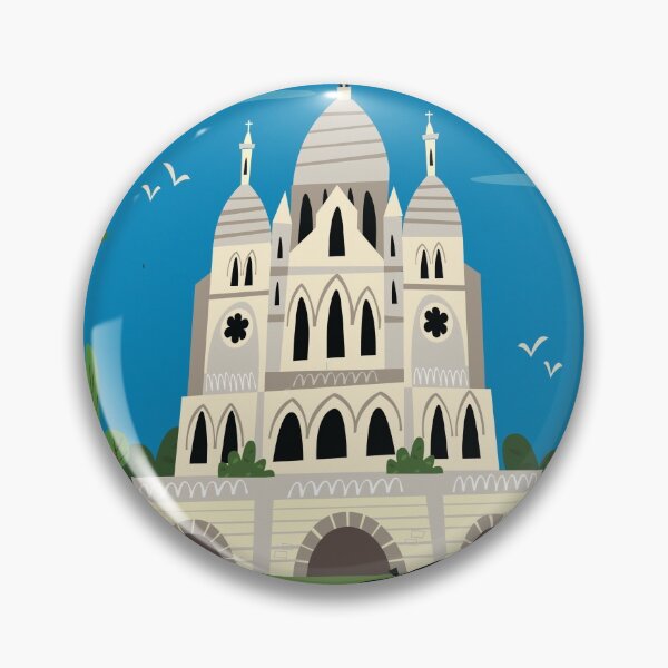 Item preview, Paris - Sacre Coeur poster designed and sold by GAGodel.