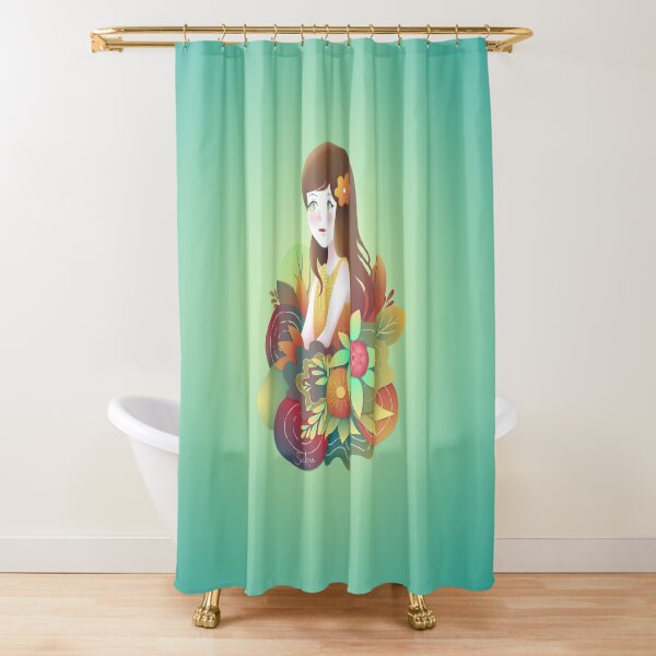 Blossom Lady Shower Curtain