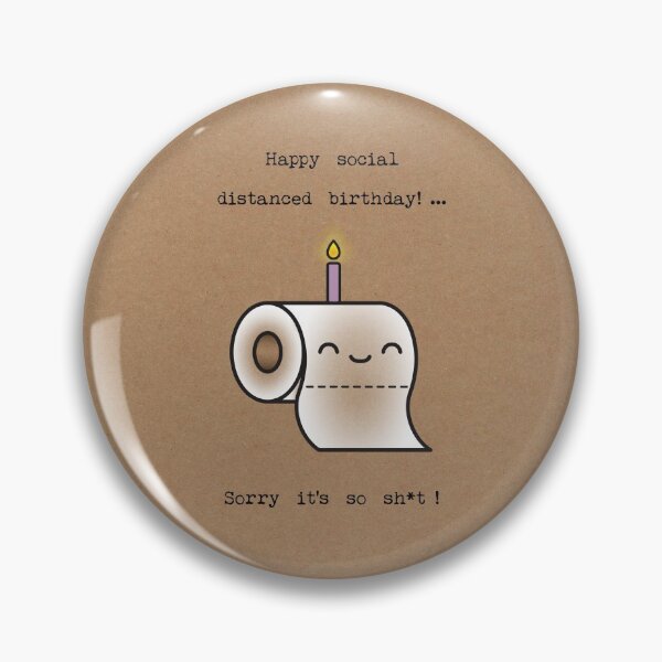 Item preview, Happy social distanced birthday designed and sold by JennieZen.