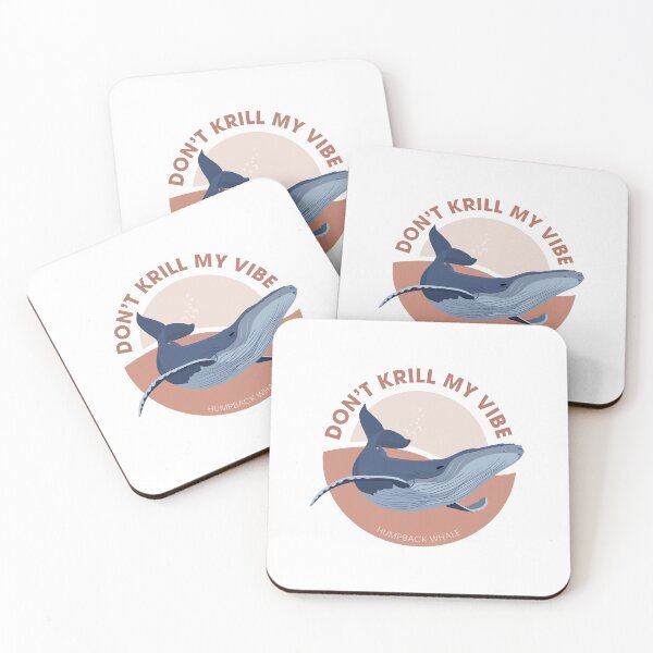 Item preview, Don't Krill my Vibe 3 - Humpback Whale designed and sold by thesailfish.