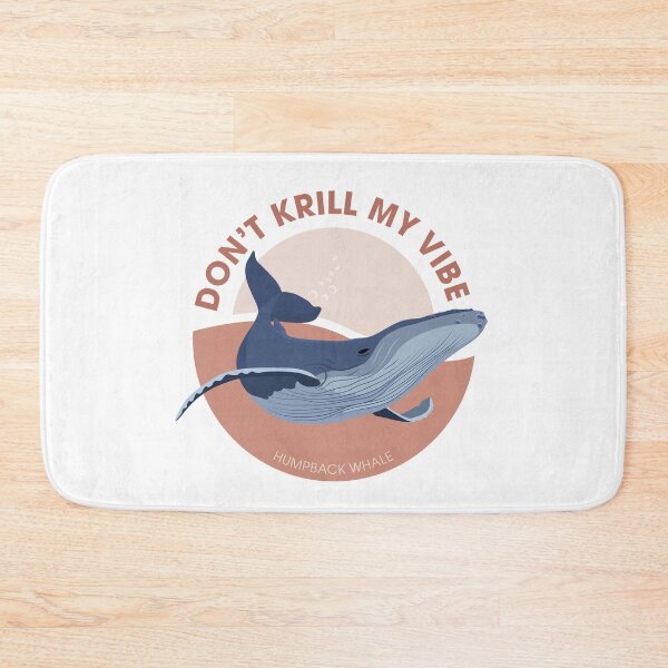 Item preview, Don't Krill my Vibe 3 - Humpback Whale designed and sold by thesailfish.