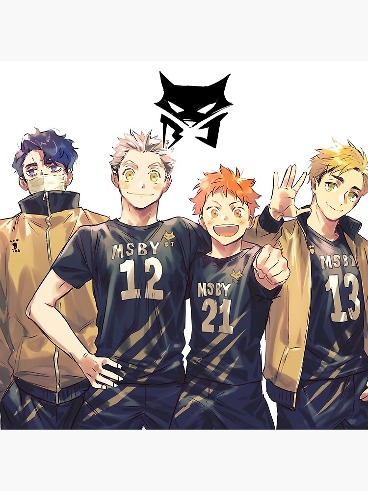 Team Msby Schwarzer Schakal Haikyuu Galeriedruck Von Dltrsonja Redbubble