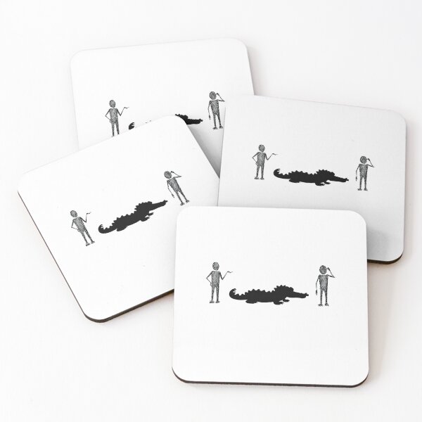 Item preview, Social Distancing aligator designed and sold by thehafdesigner.
