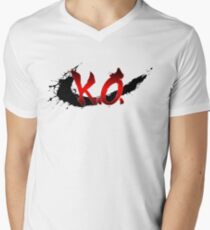 Street Fighter K.O. Men's V-Neck T-Shirt