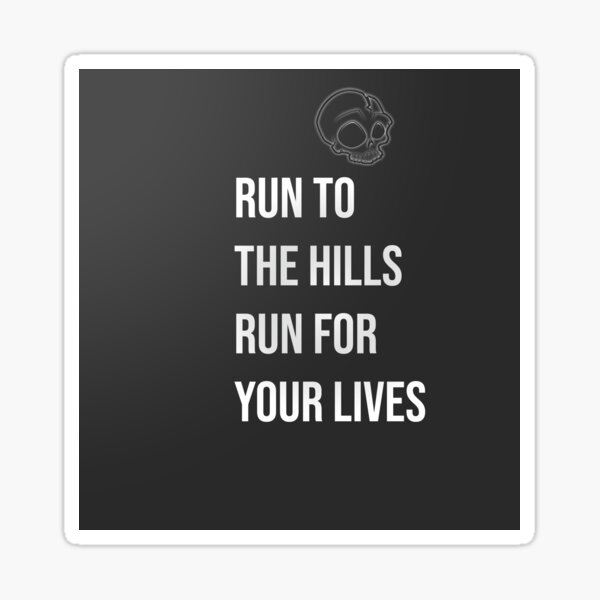 Item preview, Run to the Hills designed and sold by HyperBeamDesign.