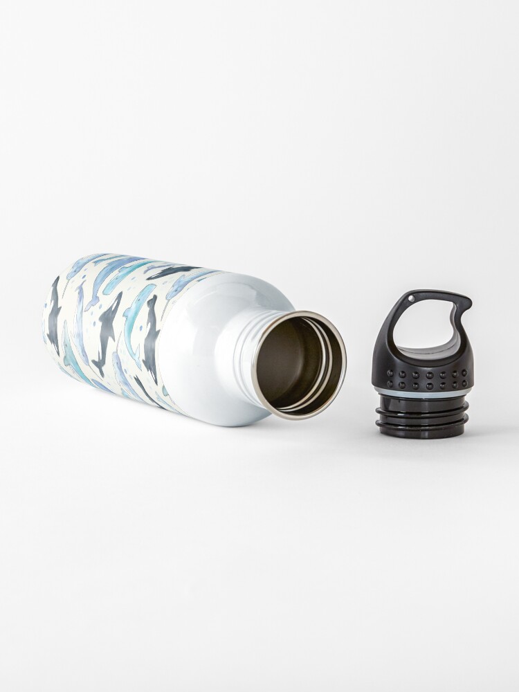 Alternate view of Whales, Orcas & Narwhals Water Bottle