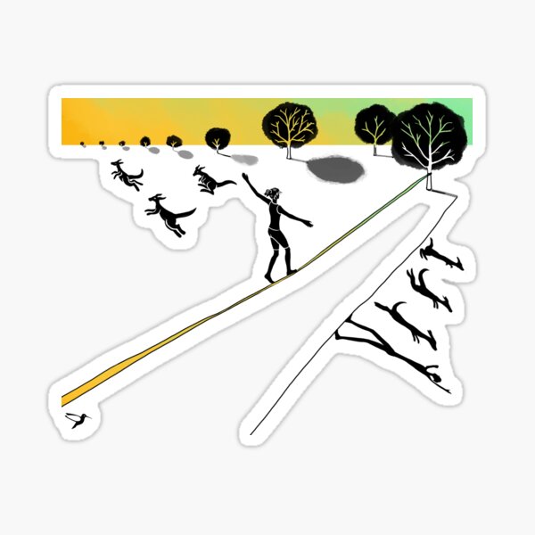 How to live - In Balance / schwarz Sticker