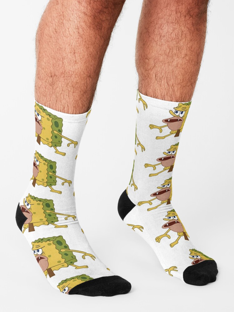 Spongebob Squarepants Graphic - Meme Socks for Sale by Mariascientist