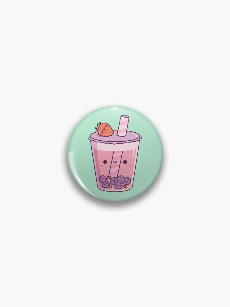 Cute Boba Cup Acrylic Pins