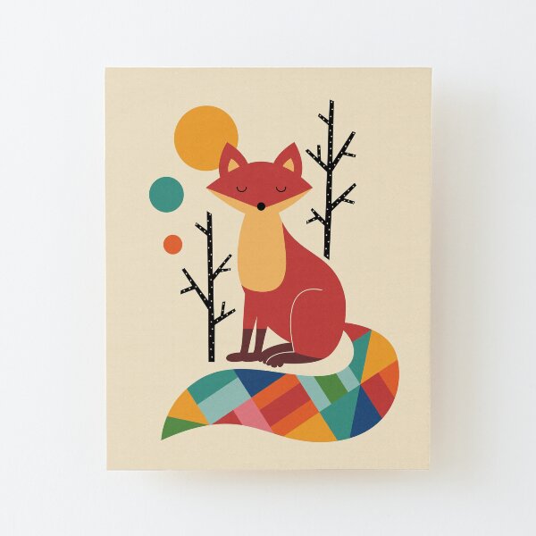 FOX FOXES DRESSED ANIMAL WALL ART PRINT VINTAGE SHABBY CHIC PICTURE POSTER OLD