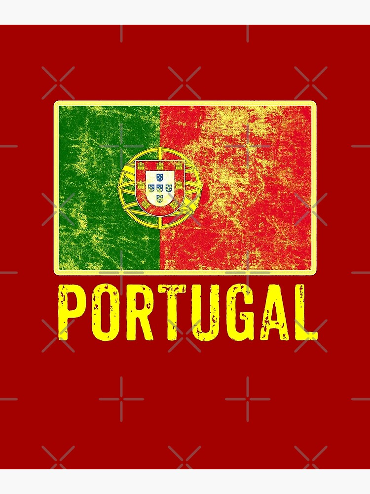 Portugal Flag Love Portuguese Pride Patriot Vintage Distressed Flag Design by thespottydogg