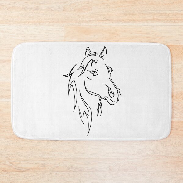 Item preview, Funny Horse Head Silhouette designed and sold by GR-ART.