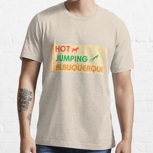 "ALBUQUERQUE HOT DOG, JUMPING FROG" Tshirt for Sale by savoiritchy Redbubble hot dog t